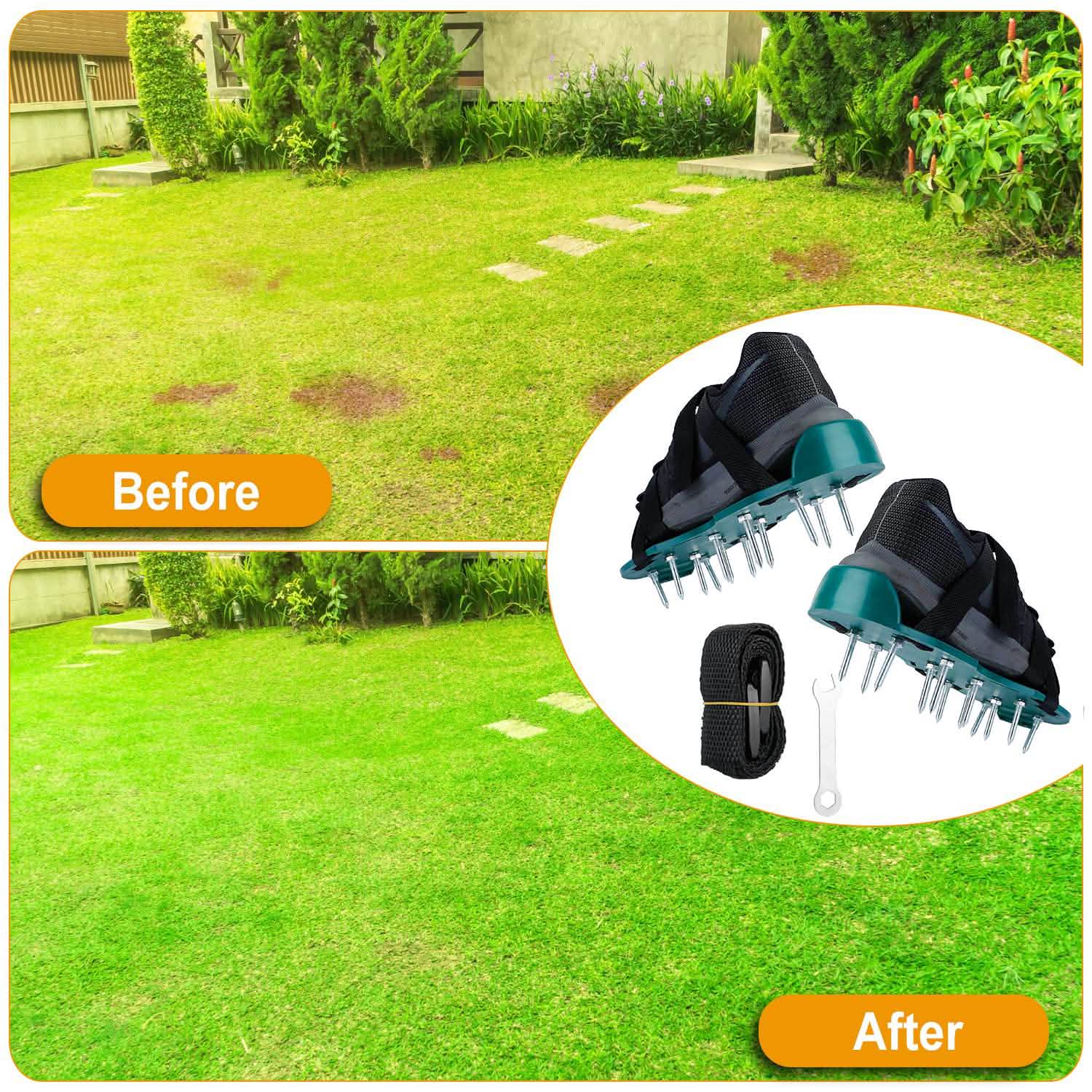 Earthwise Step-In™ Lawn Aerator Sandals - Image 10