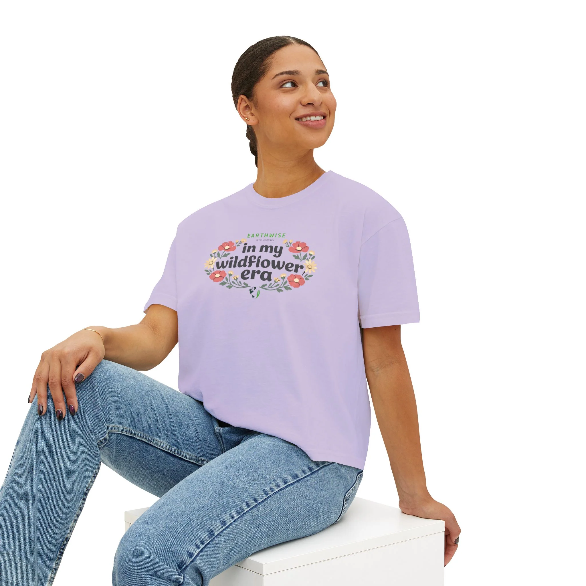 In My Wildflower Era Boxy Tee - Image 8