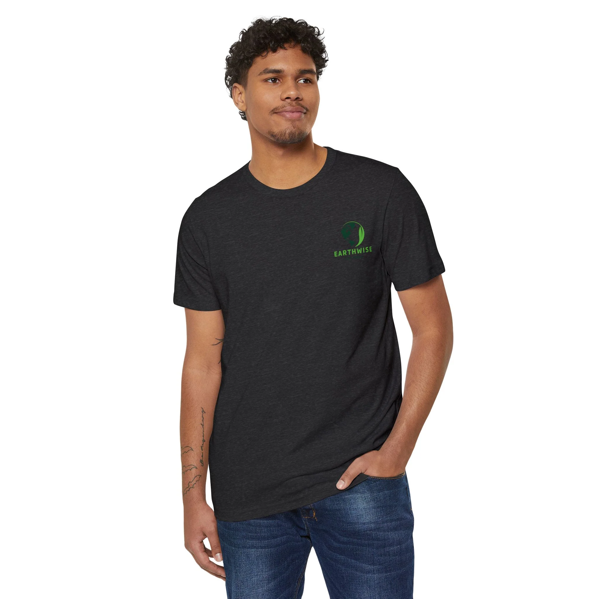 No Mow. All Glow. Recycled Organic T-Shirt - Image 3