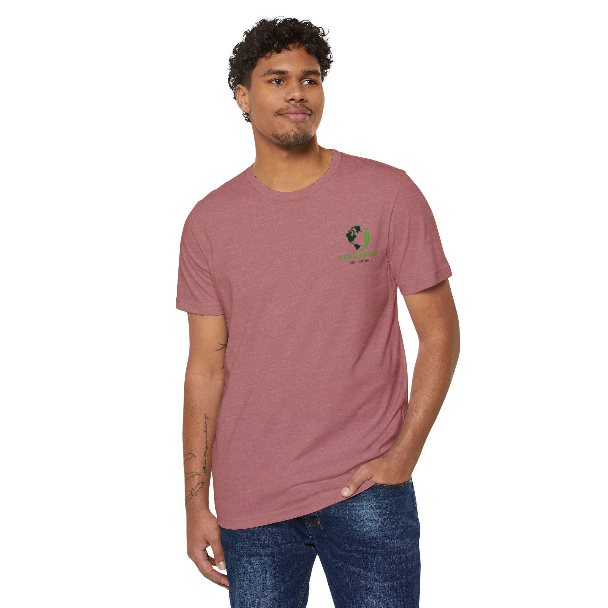 No Mow. All Glow. Recycled Organic T-Shirt - Image 7