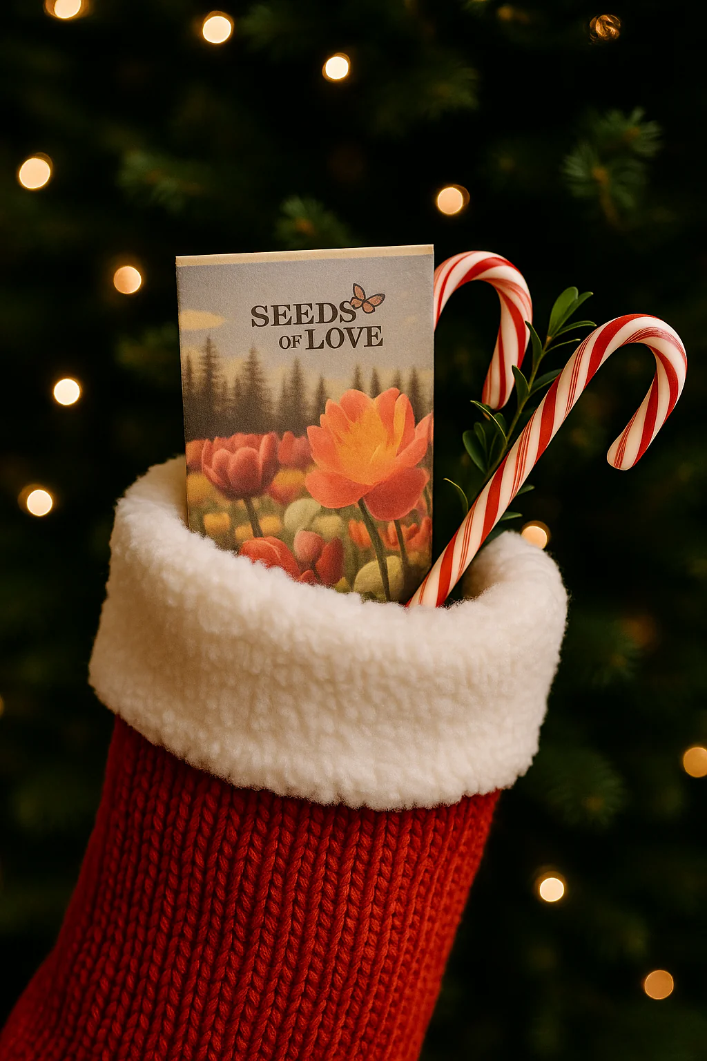 “Seeds of Love” Wildflower Packets (2-Pack) – Native Pollinator Mix | Perfect for Cards & Stockings - Image 3