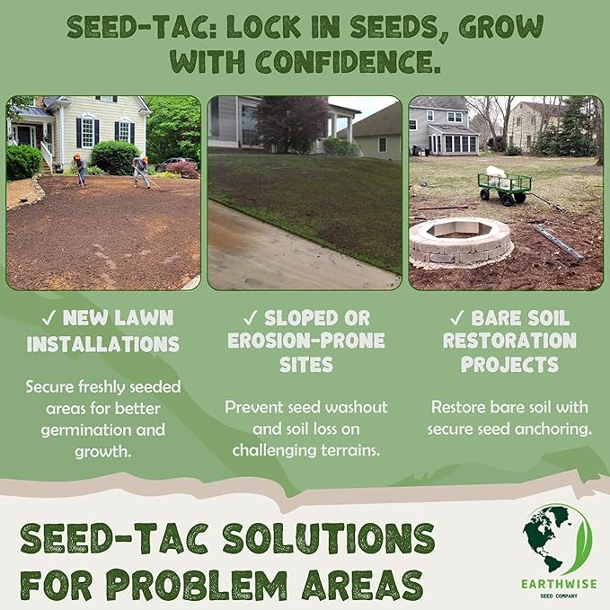 Seed-Tac™: Premium Organic Tackifier (Glue) - Helps New Seed Succeed™ - Image 3
